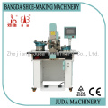 Snap Attaching and Hole Making on Leather Button Fixing Machine